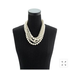 J. Crew pearl twisted hammock necklace